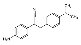 2-(4-AMINOPHENYL)-3-[4-(DIMETHYLAMINO)PHENYL]PROPANENITRILE 2958-49-8