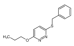 3-benzylsulfanyl-6-propoxypyridazine