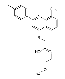 606134-66-1 structure, C20H20FN3O2S