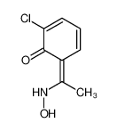 42524-22-1 spectrum, 2-chloro-6-[1-(hydroxyamino)ethylidene]cyclohexa-2,4-dien-1-one