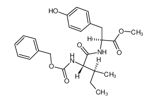 N-(N-benzyloxycarbonyl-L-isoleucyl)-L-tyrosine methyl ester 37690-84-9