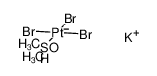 28681-13-2 structure, C2H7Br3KOPtS