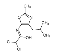 87783-74-2 2,2-dichloro-N-[2-methyl-4-(2-methylpropyl)-1,3-oxazol-5-yl]acetamide