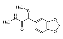 127901-42-2 2-(benzo[d][1,3]dioxol-5-yl)-N-methyl-2-(methylthio)acetamide