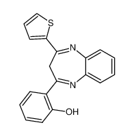 2-(4-thiophen-2-yl-3H-benzo[b][1,4]diazepin-2-yl)-phenol 60072-82-4