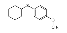 1-cyclohexylsulfanyl-4-methoxybenzene 59693-94-6