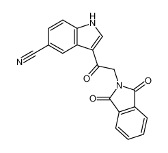 1026291-04-2 3-(2-(1,3-dioxoisoindolin-2-yl)acetyl)-1H-indole-5-carbonitrile