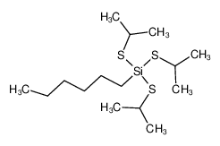 139461-45-3 structure, C15H34S3Si