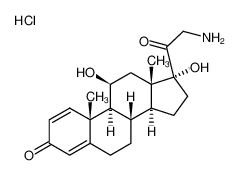 21-氨基-11,17-二羟基-(11b)-孕甾-1,4-二烯-3,20-二酮盐酸盐
