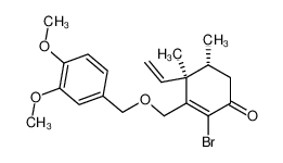 501369-20-6 (4S,5R)-2-bromo-3-(3,4-dimethoxybenzyloxymethyl)-4,5-dimethyl-4-vinyl-cyclohex-2-enone