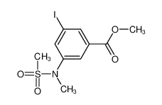 methyl 3-iodo-5-[methyl(methylsulfonyl)amino]benzoate 847157-48-6