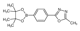 2-Methyl-5-[4-(4,4,5,5-tetramethyl-1,3,2-dioxaborolan-2-yl)phenyl ]-1,3,4-oxadiazole 1056456-24-6