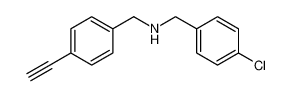 N-(4-Chlorobenzyl)-1-(4-ethynylphenyl)methanamine 1049809-94-0