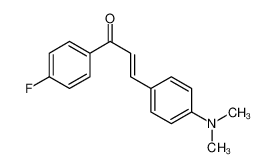 3-[4-(dimethylamino)phenyl]-1-(4-fluorophenyl)prop-2-en-1-one