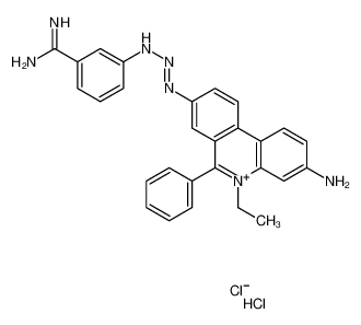 6798-24-9 structure, C28H27Cl2N7