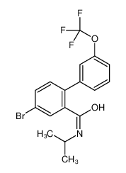 4-Bromo-N-isopropyl-3'-(trifluoromethoxy)-2-biphenylcarboxamide 914912-20-2