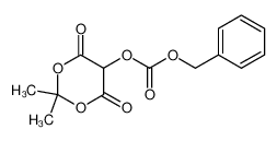 75307-57-2 spectrum, 2,2-dimethyl-5-(((phenylmethoxy)carbonyl)oxy)-1,3-dioxane-4,6-dione