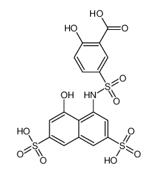 68003-34-9 structure, C17H13NO12S3