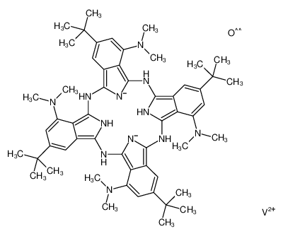 vanadyl tetra-5-tert-butyl-tetra-3-dimethylaminophthalocyanine 61114-01-0