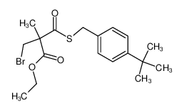 195883-19-3 structure, C18H25BrO3S