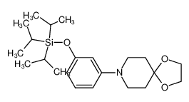 862261-24-3 8-(3-((triisopropylsilyl)oxy)phenyl)-1,4-dioxa-8-azaspiro[4.5]decane