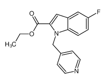 921039-96-5 ethyl 5-fluoro-1-(pyridin-4-ylmethyl)indole-2-carboxylate