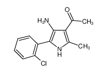 1-[4-氨基-5-(2-氯苯基)-2-甲基-1H-吡咯-3-基]乙酮