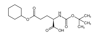 (R)-2-((tert-Butoxycarbonyl)amino)-5-(cyclohexyloxy)-5-oxopentanoic acid 133464-27-4