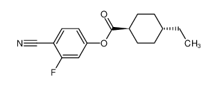 (4-cyano-3-fluorophenyl) 4-ethylcyclohexane-1-carboxylate 90525-56-7