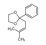 2-(3-methylbut-2-enyl)-2-phenyl-1,3-dioxolane 69803-72-1