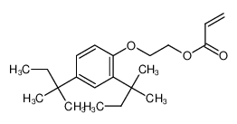 2-[2,4-bis(2-methylbutan-2-yl)phenoxy]ethyl prop-2-enoate 64050-16-4