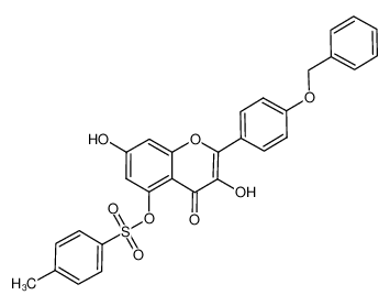 943827-56-3 spectrum, 4'-benzyloxy-3,7-dihydroxy-5-[((4-methylphenyl)sulfonyl)oxy]flavone