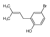 4-bromo-2-(3-methylbut-2-enyl)phenol 151071-00-0