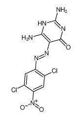 30296-47-0 structure, C10H7Cl2N7O3