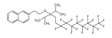 374928-84-4 diisopropyl-1H,1H,2H,2H-perfluorodecylsilyl 2-(2-naphthyl)ethyl ether