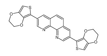 3,8-bis(2,3-dihydrothieno[3,4-b][1,4]dioxin-5-yl)-1,10-phenanthroline 1001330-07-9