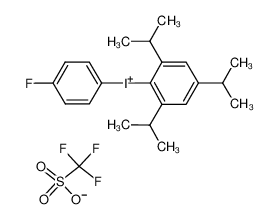 1038997-83-9 (4-fluorophenyl)(2,4,6-triisopropylphenyl)iodonium triflate