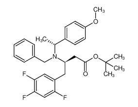 1380521-86-7 tert-butyl (R,R)-3-[N-benzyl-N-(α-methyl-p-methoxybenzyl)amino]-4-(2',4',5'-trifluorophenyl)butanoate