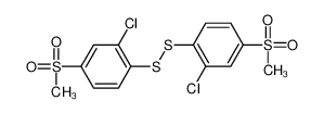 2-chloro-1-[(2-chloro-4-methylsulfonylphenyl)disulfanyl]-4-methylsulfonylbenzene 917761-29-6