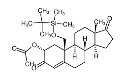 124522-61-8 spectrum, 2α-acetoxy-19-[(t-butyldimethylsilyl)oxy]androst-4-ene-3,17-dione