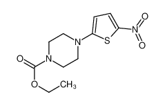 ethyl 4-(5-nitrothiophen-2-yl)piperazine-1-carboxylate 706767-17-1