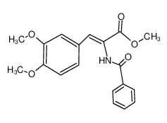 76313-29-6 spectrum, methyl (Z)-2-benzoylamino-3-(3,4-dimethoxyphenyl)-2-propenoate