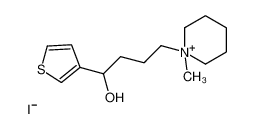 4-(1-甲基哌啶-1-鎓-1-基)-1-噻吩-3-基丁烷-1-醇碘化物