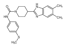 606081-85-0 structure, C22H26N4OS