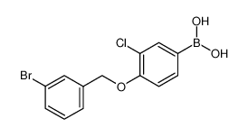 [4-[(3-bromophenyl)methoxy]-3-chlorophenyl]boronic acid 849062-25-5