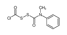 100244-48-2 ((N-methyl-N-phenylcarbamoyl)dithio)carbonyl chloride