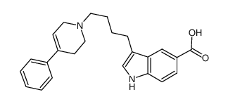 3-[4-(3,6-二氢-4-苯基-1(2H)-吡啶)丁基]-1H-吲哚-5-羧酸盐酸盐