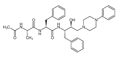 899838-10-9 (S)-2-((S)-2-acetamidopropanamido)-N-((2S,3S)-3-hydroxy-1-phenyl-4-(4-phenylpiperazin-1-yl)butan-2-yl)-3-phenylpropanamide