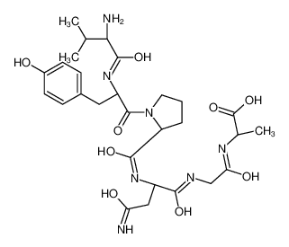 105760-58-5 structure, C28H41N7O9