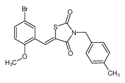 870554-67-9 structure, C19H16BrNO3S